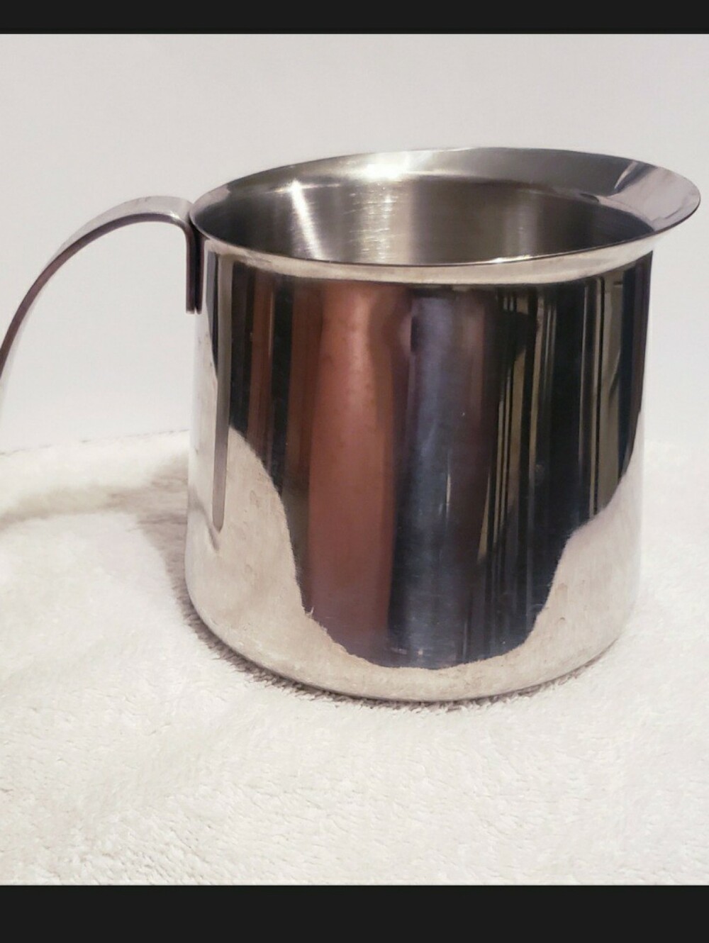 Krups 18/8 Stainless Steel Milk Cream Expresso Frothing Pitcher 16oz
